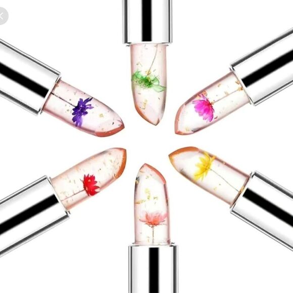 🆕️Jelly Crystal Lipstick Temperature Change Flower Lipstick - Picture 6 of 8